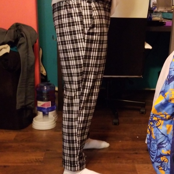 SALE! Wearever Plaid Cuffed Pants - Picture 6 of 7